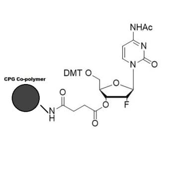 2'-F C(Ac) CPG co-polymer coated